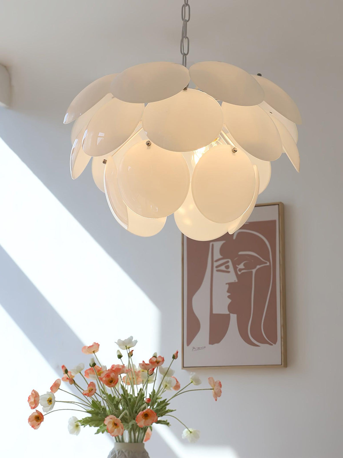 Edreniel Glass Chandelier-Moonnatur