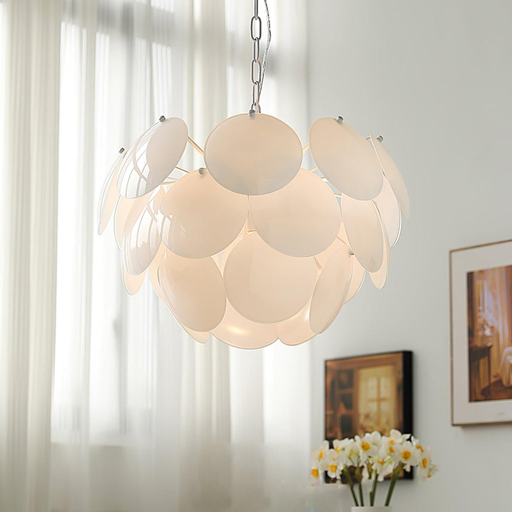 Edreniel Glass Chandelier-Moonnatur