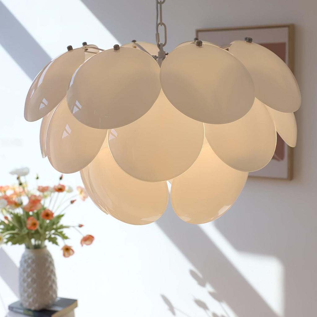 Edreniel Glass Chandelier-Moonnatur