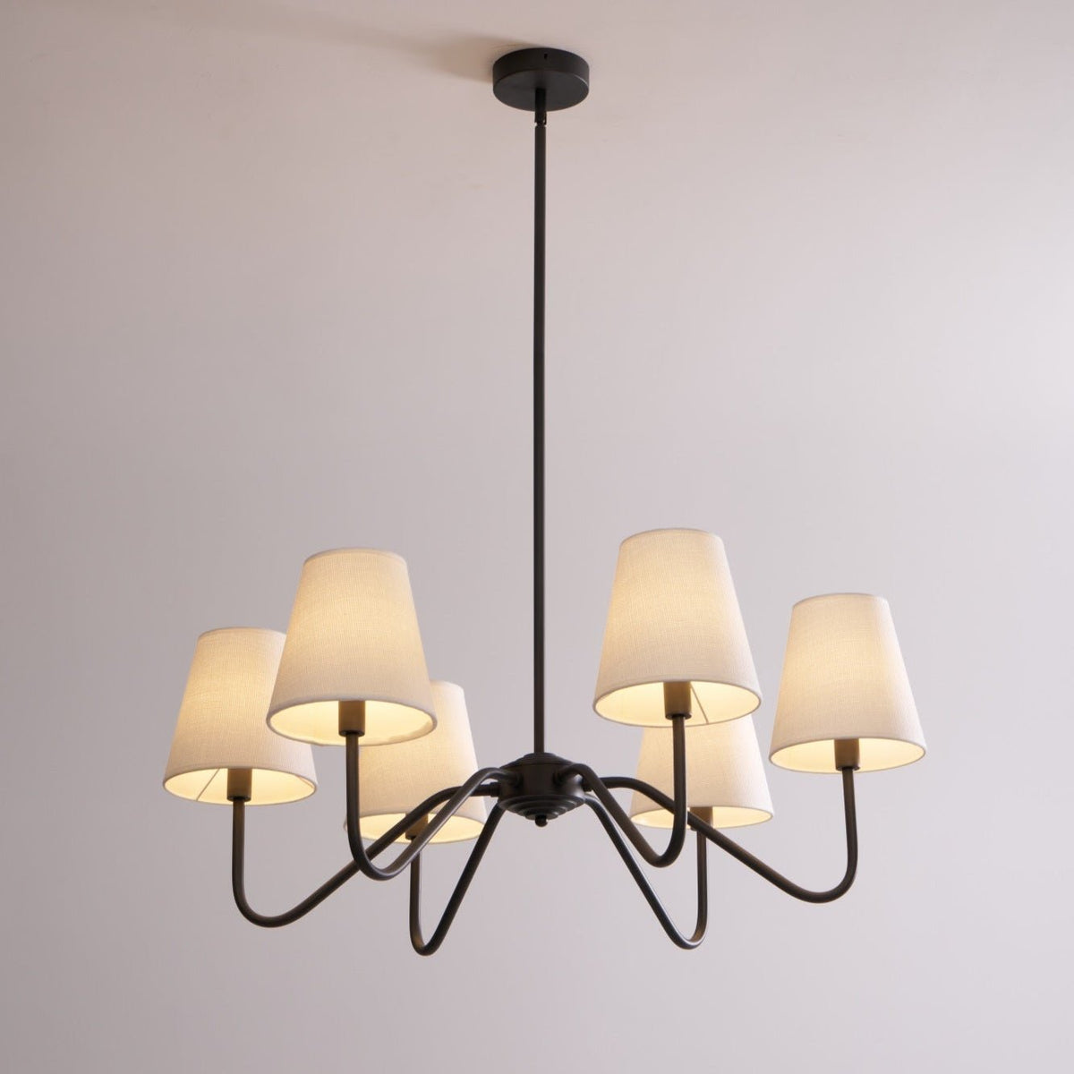 Tirava Fabric Chandelier-Moonnatur