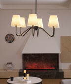 Tirava Fabric Chandelier-Moonnatur