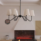 Tirava Fabric Chandelier-Moonnatur