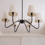 Tirava Fabric Chandelier-Moonnatur