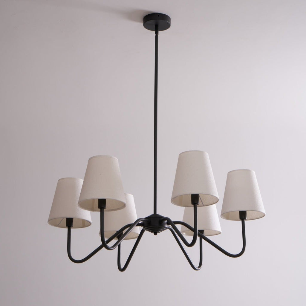 Tirava Fabric Chandelier-Moonnatur