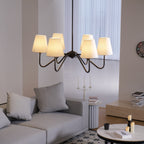 Tirava Fabric Chandelier-Moonnatur