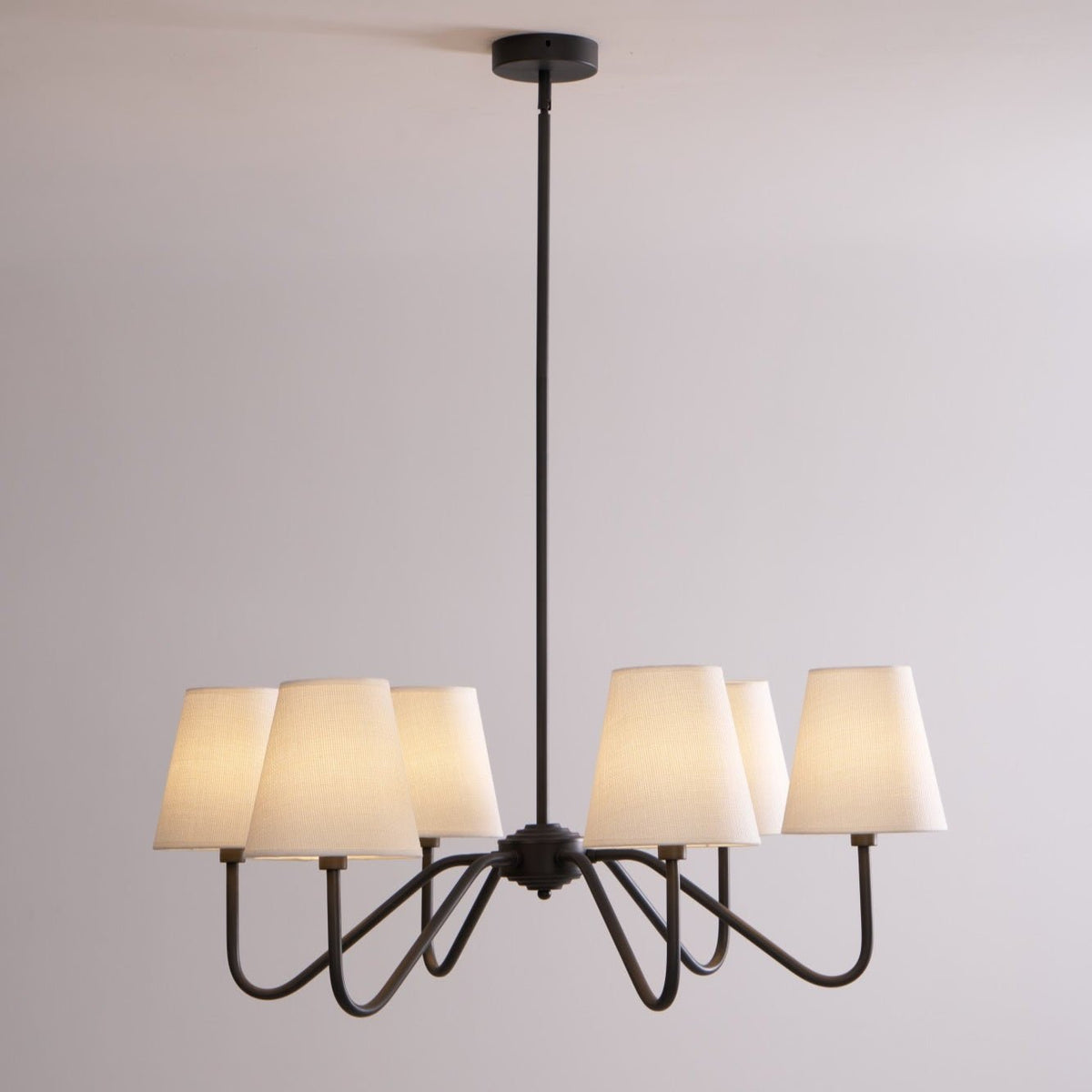 Tirava Fabric Chandelier-Moonnatur