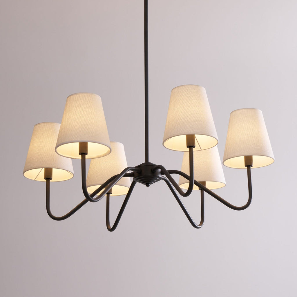 Tirava Fabric Chandelier-Moonnatur