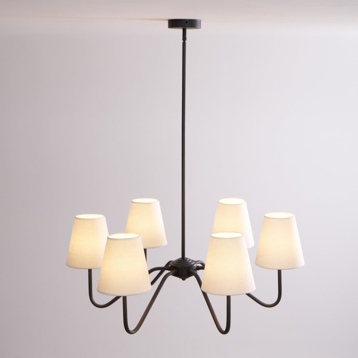 Tirava Fabric Chandelier-Moonnatur