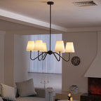 Tirava Fabric Chandelier-Moonnatur