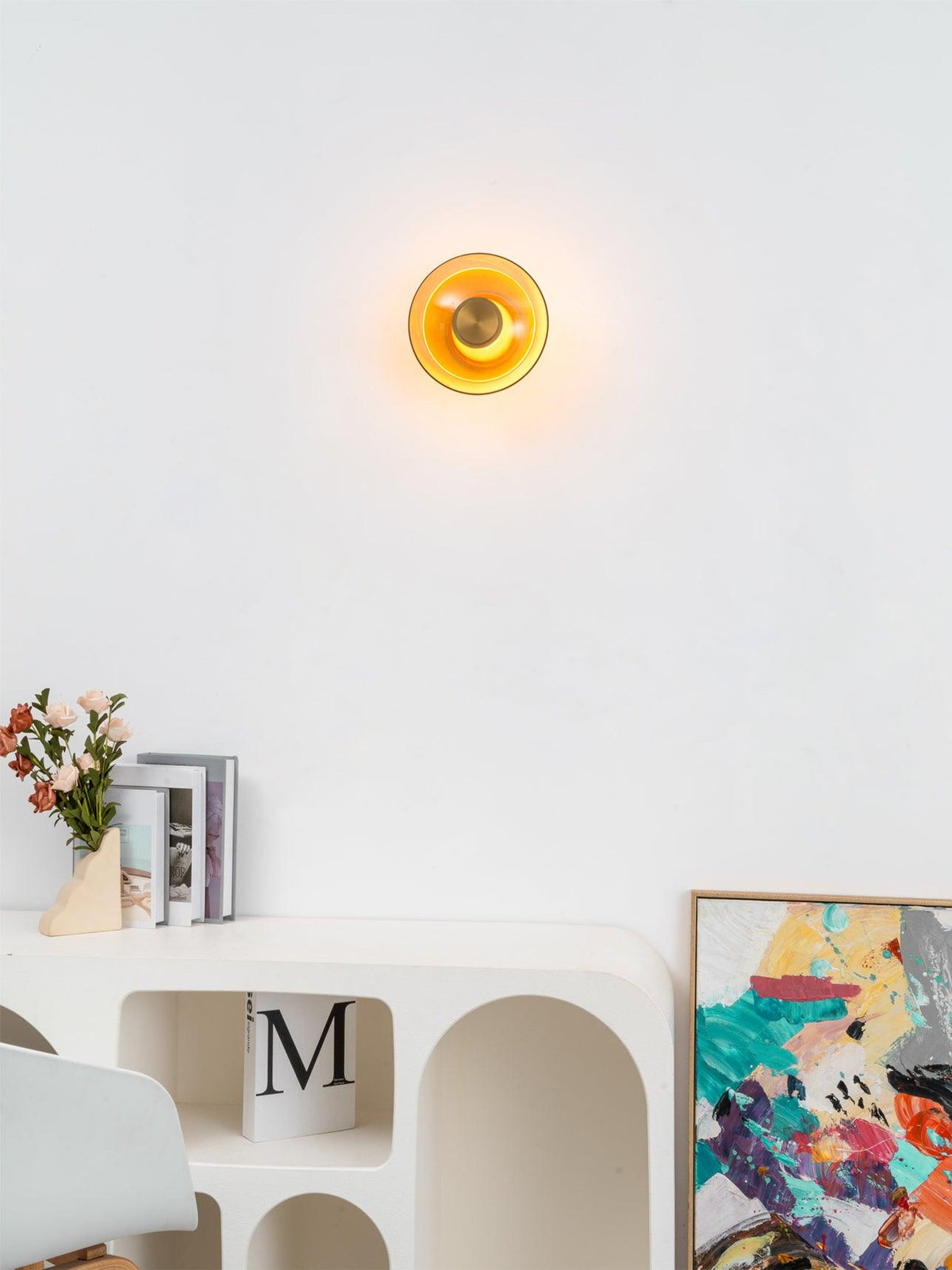 Cindrelle Glass Wall Light-Moonnatur