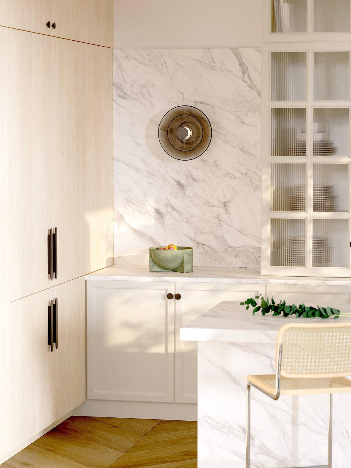 Cindrelle Glass Wall Light-Moonnatur