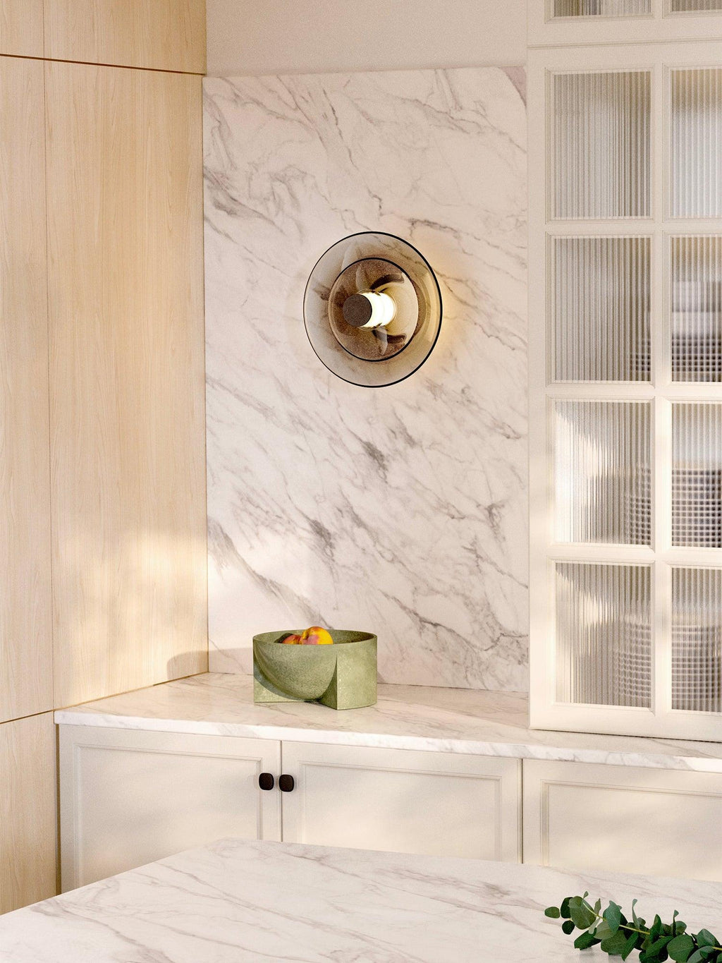 Cindrelle Glass Wall Light-Moonnatur