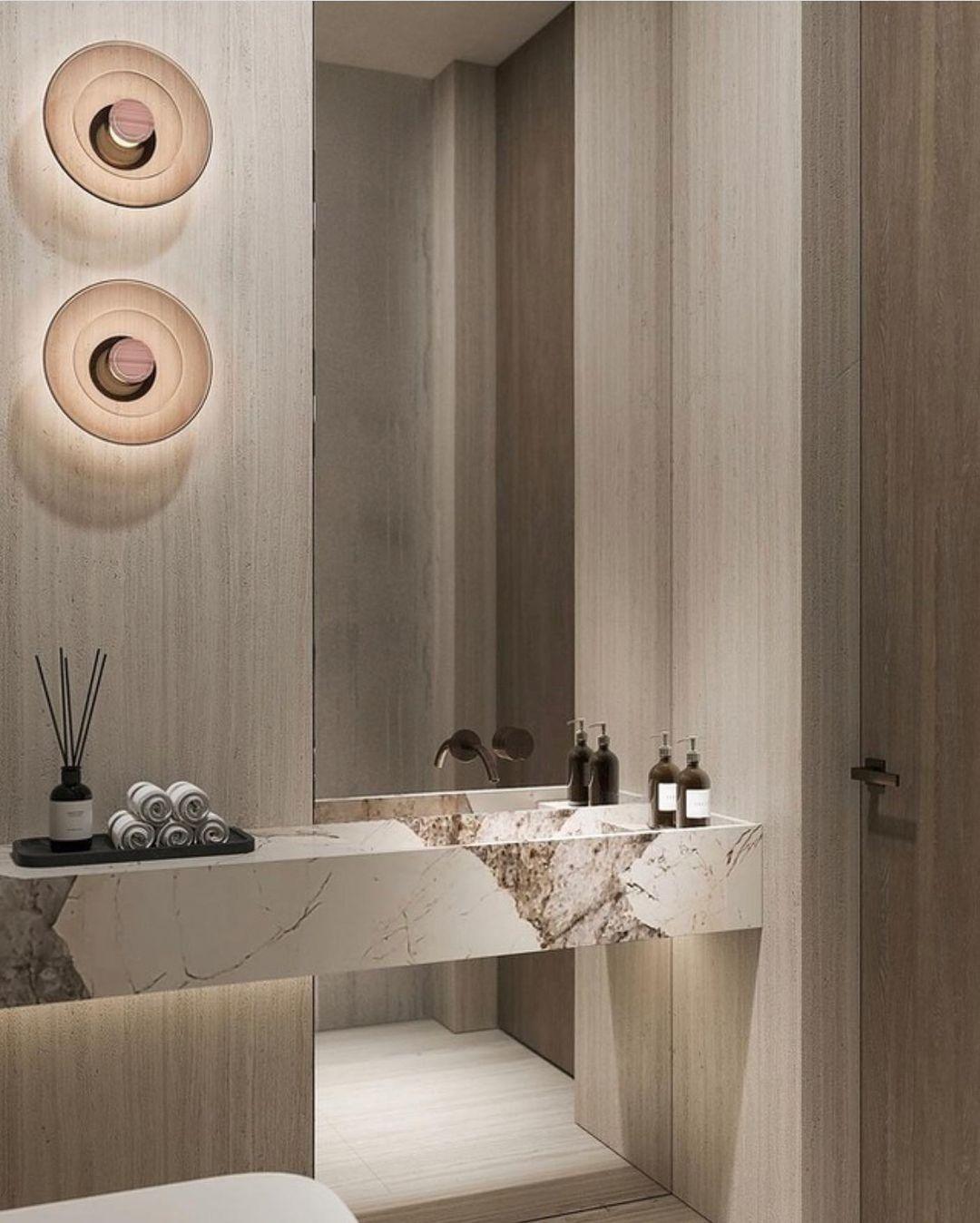 Cindrelle Glass Wall Light-Moonnatur