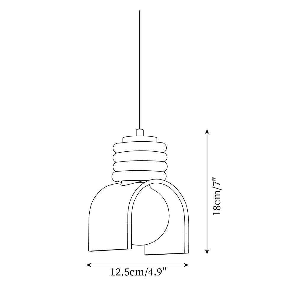 Casteriel Glass Pendant Light-Moonnatur