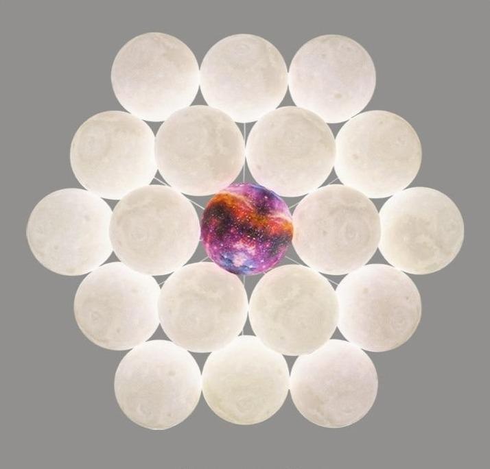 Seldenaria Plastic Pendant Light-Moonnatur