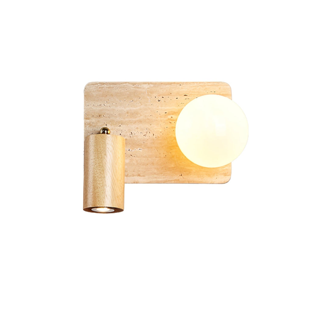 Rardenonna Travertine Wall Light-Moonnatur