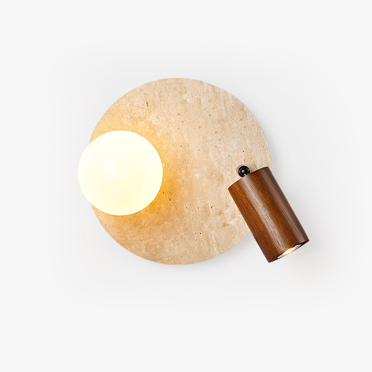 Rardenonna Travertine Wall Light-Moonnatur