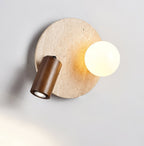 Rardenonna Travertine Wall Light-Moonnatur