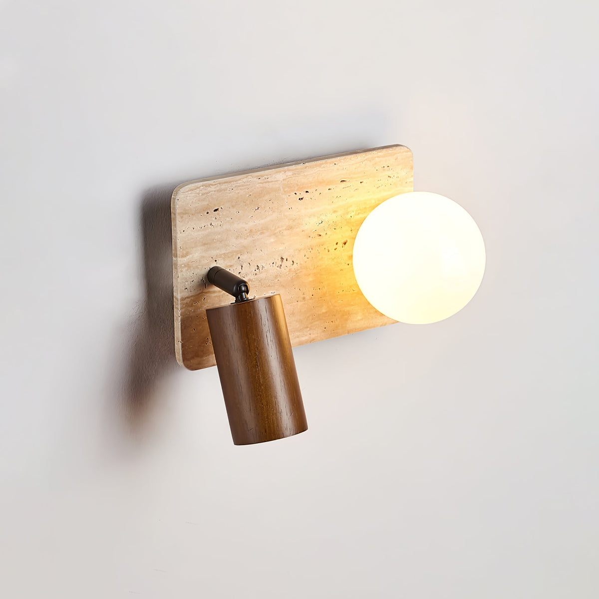 Rardenonna Travertine Wall Light-Moonnatur