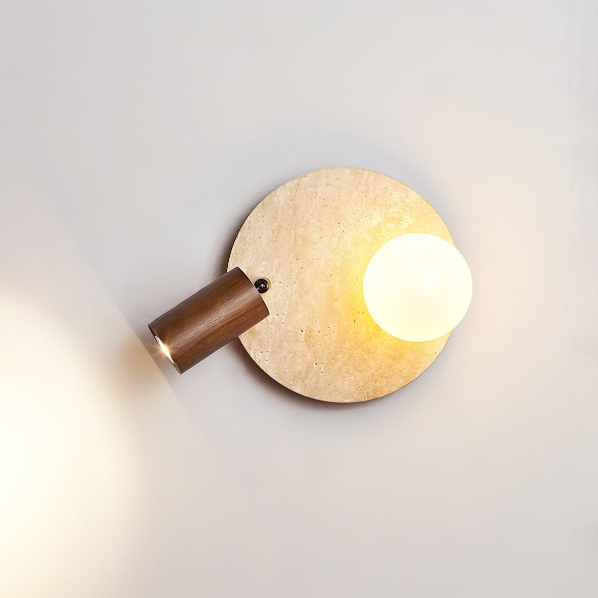 Rardenonna Travertine Wall Light-Moonnatur