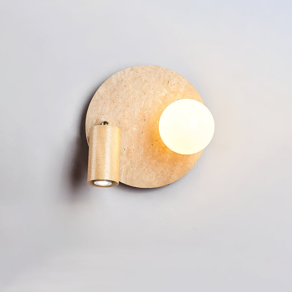 Rardenonna Travertine Wall Light-Moonnatur