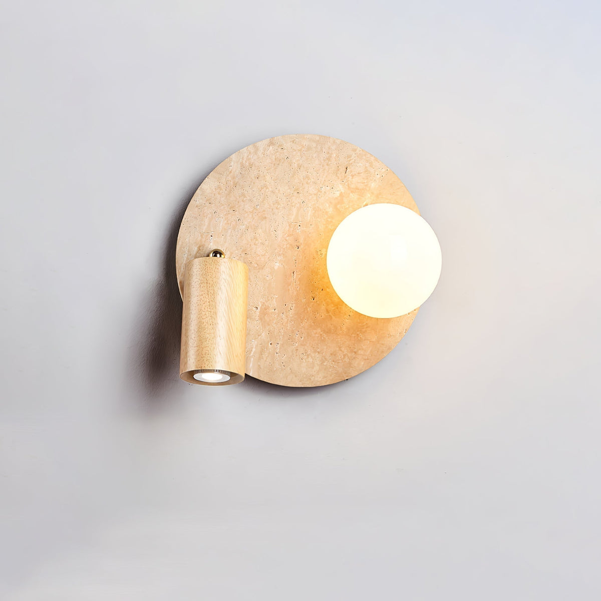 Rardenonna Travertine Wall Light-Moonnatur