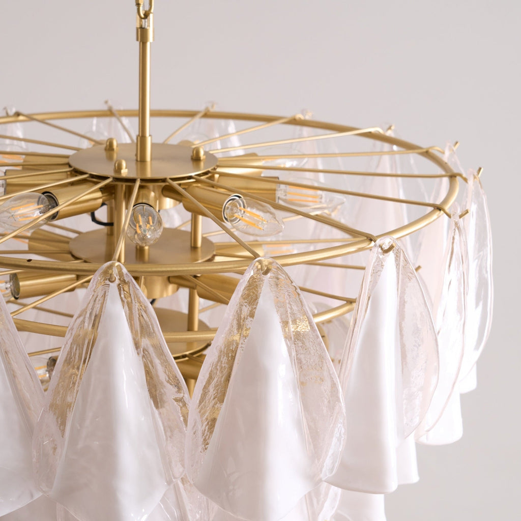 Redrenwyn Glass Chandelier-Moonnatur