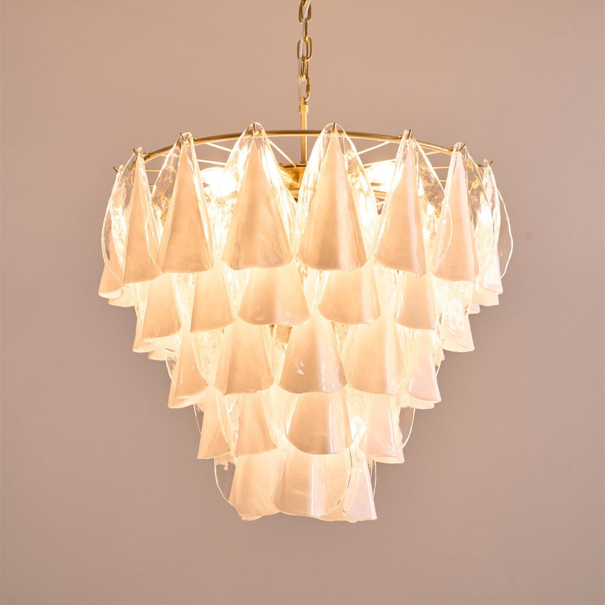 Redrenwyn Glass Chandelier-Moonnatur