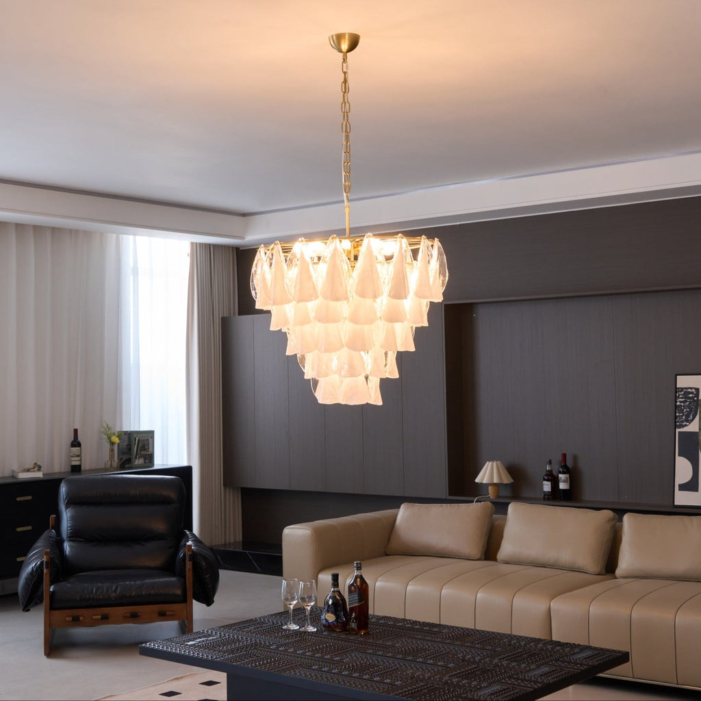 Redrenwyn Glass Chandelier-Moonnatur