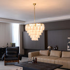 Redrenwyn Glass Chandelier-Moonnatur