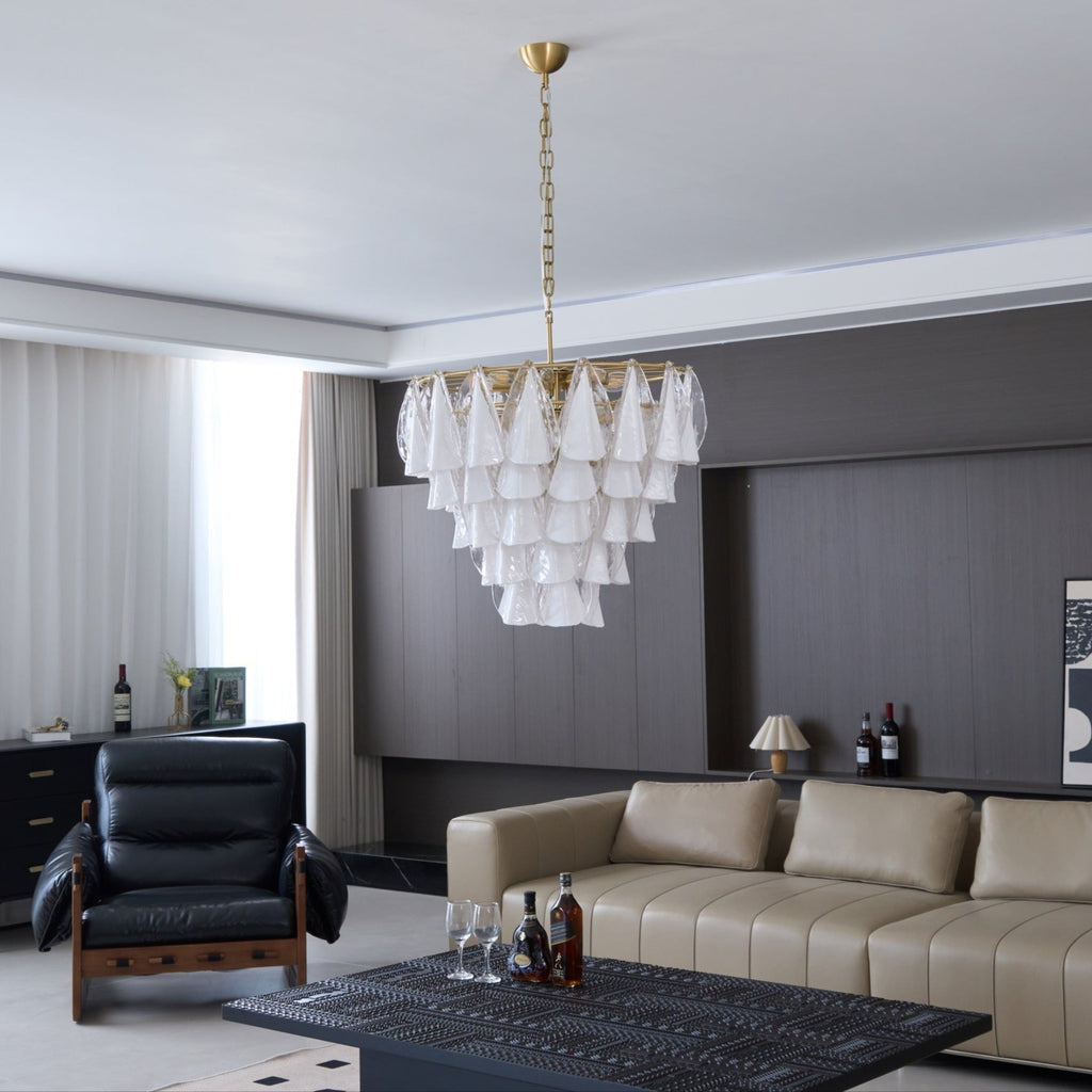 Redrenwyn Glass Chandelier-Moonnatur