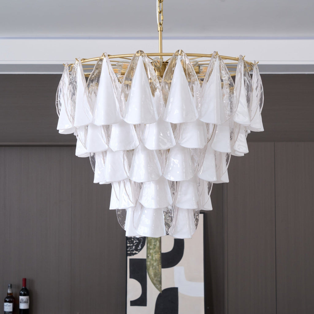 Redrenwyn Glass Chandelier-Moonnatur
