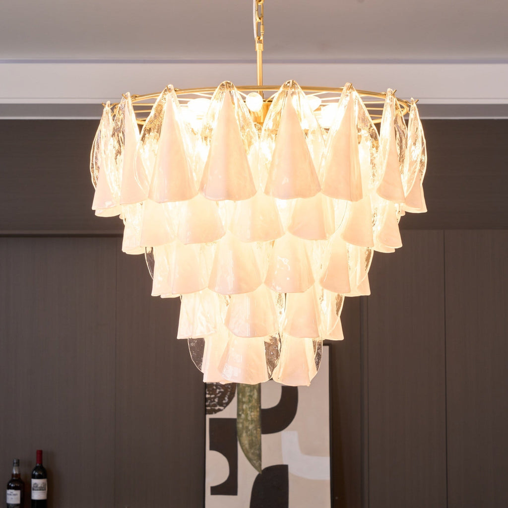 Redrenwyn Glass Chandelier-Moonnatur