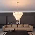 Redrenwyn Glass Chandelier-Moonnatur