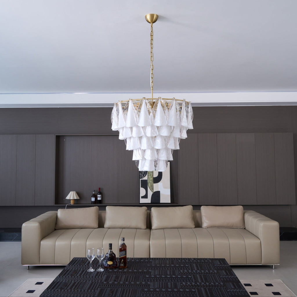 Redrenwyn Glass Chandelier-Moonnatur