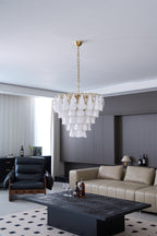Redrenwyn Glass Chandelier-Moonnatur