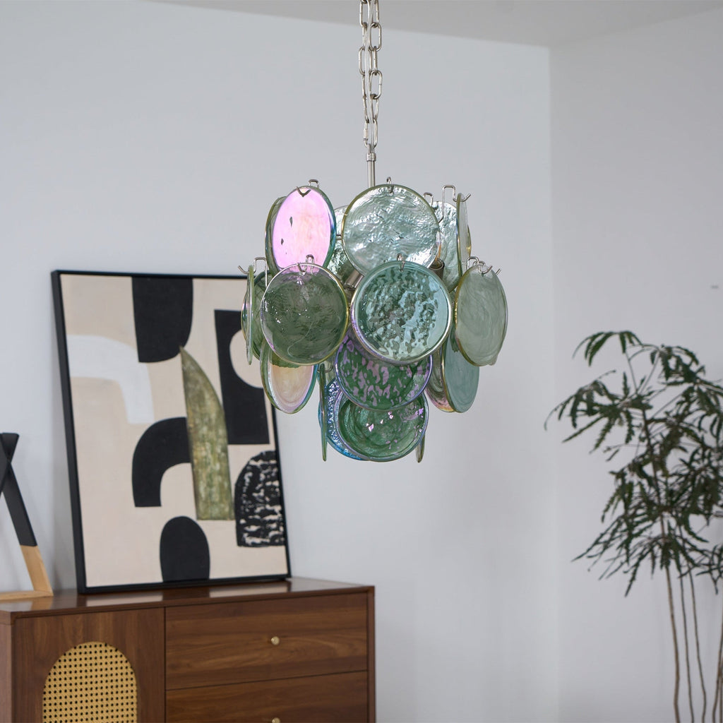 Zelvencove Glass Chandelier-Moonnatur
