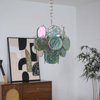 Zelvencove Glass Chandelier-Moonnatur