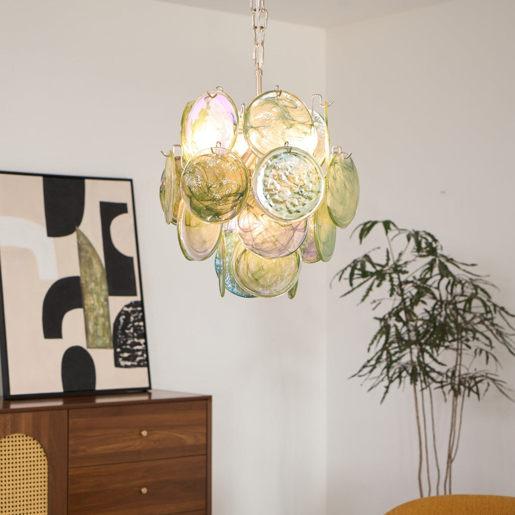 Zelvencove Glass Chandelier-Moonnatur