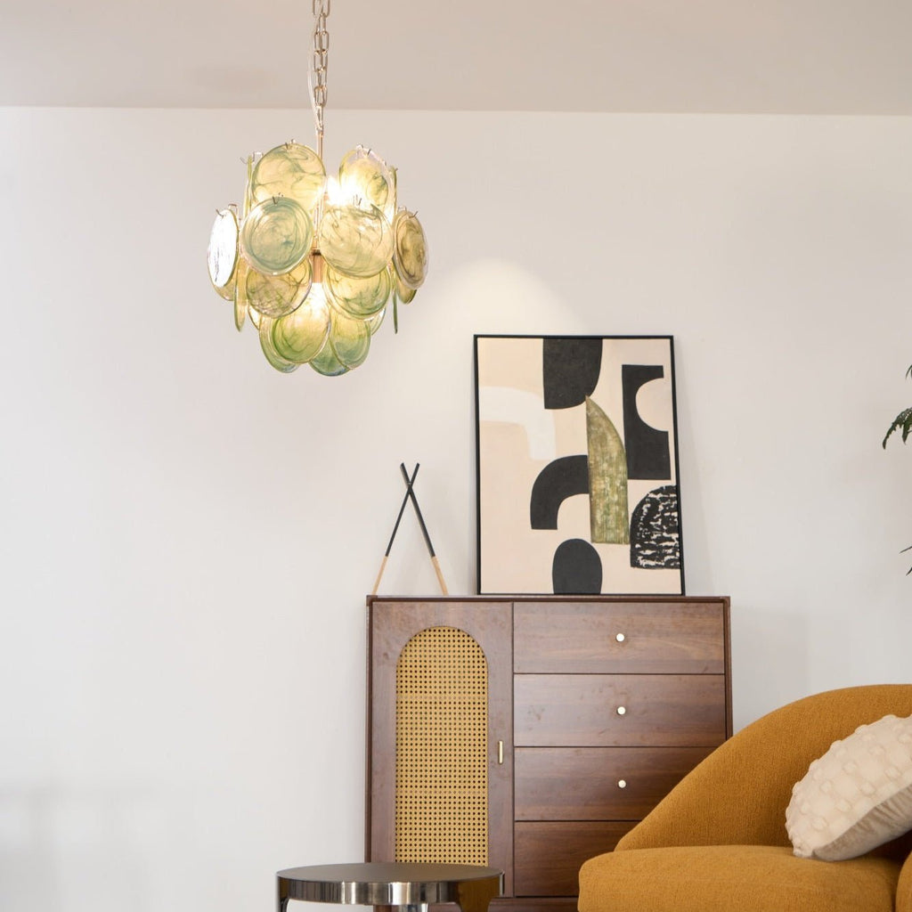 Zelvencove Glass Chandelier-Moonnatur