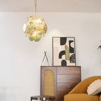 Zelvencove Glass Chandelier-Moonnatur