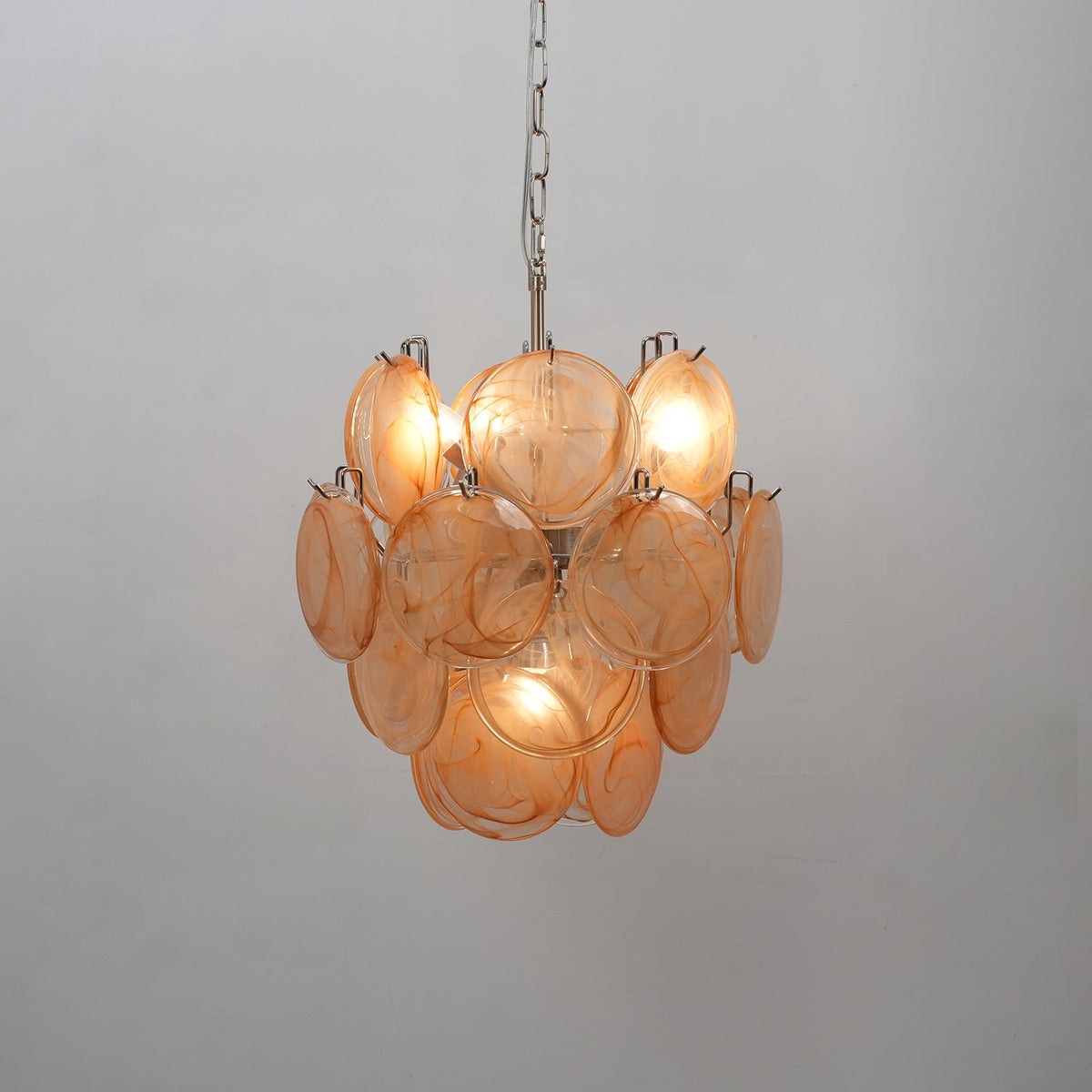 Zelvencove Glass Chandelier-Moonnatur
