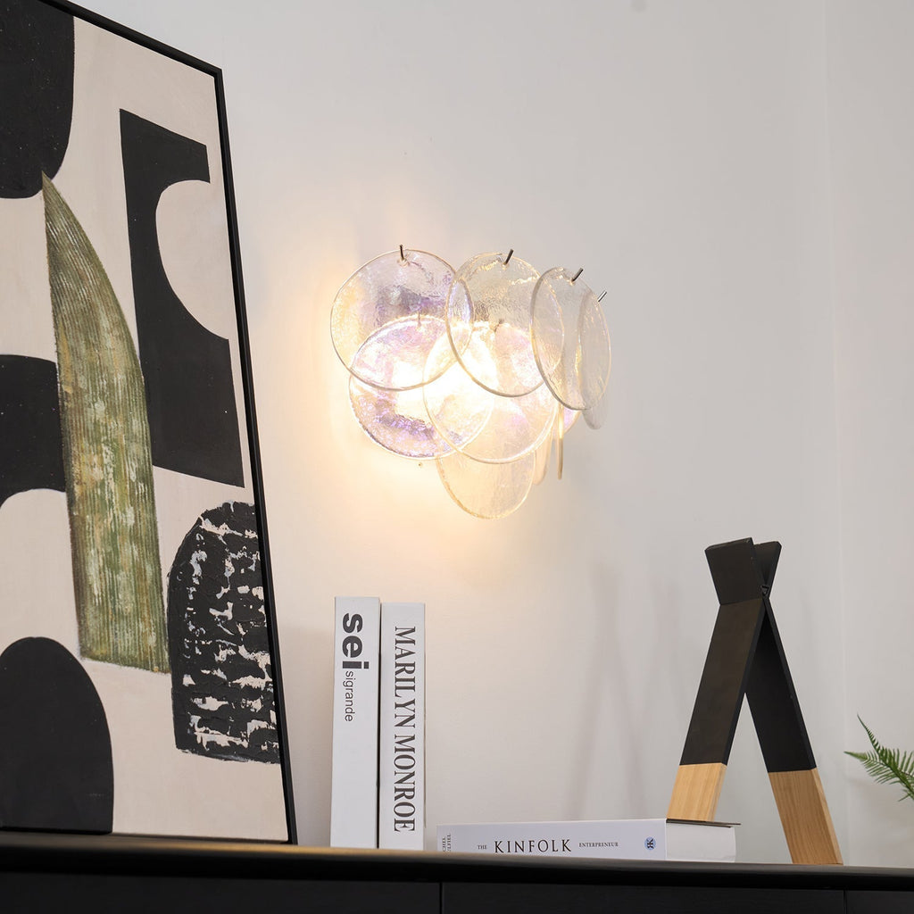 Trevenera Glass Wall Light-Moonnatur