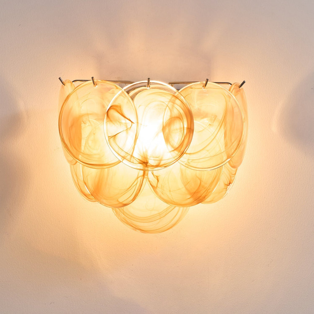 Trevenera Glass Wall Light-Moonnatur