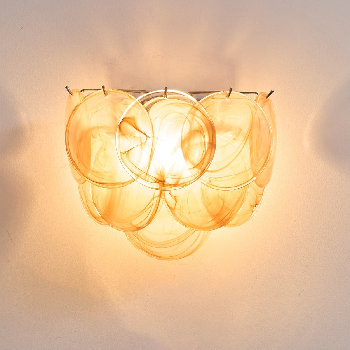 Trevenera Glass Wall Light-Moonnatur
