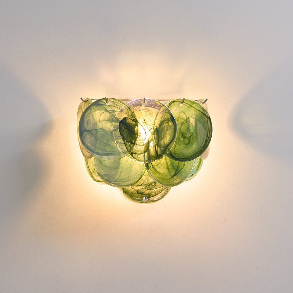 Trevenera Glass Wall Light-Moonnatur