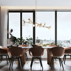 Nethenwren Glass Chandelier-Moonnatur