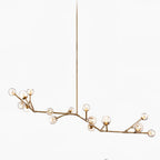 Nethenwren Glass Chandelier-Moonnatur