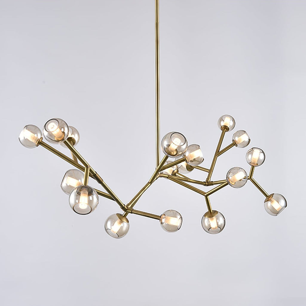 Nethenwren Glass Chandelier-Moonnatur