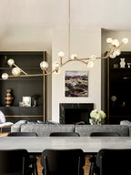 Nethenwren Glass Chandelier-Moonnatur
